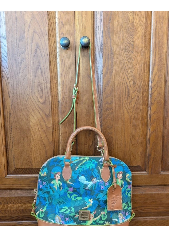 Dooney & Bourke Handbags - Dooney & Bourke Blue Peter Pan Print Dome Satchel